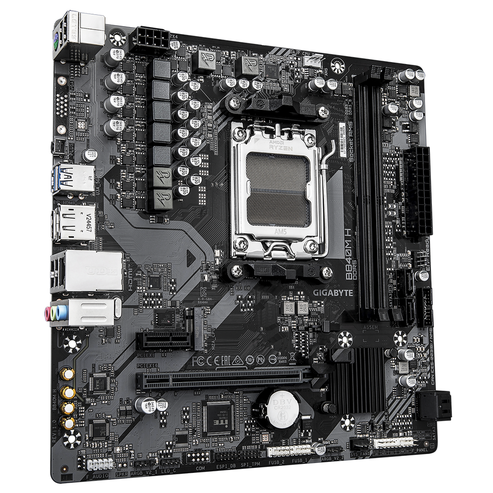 Материнская плата Gigabyte B840M H, RTL