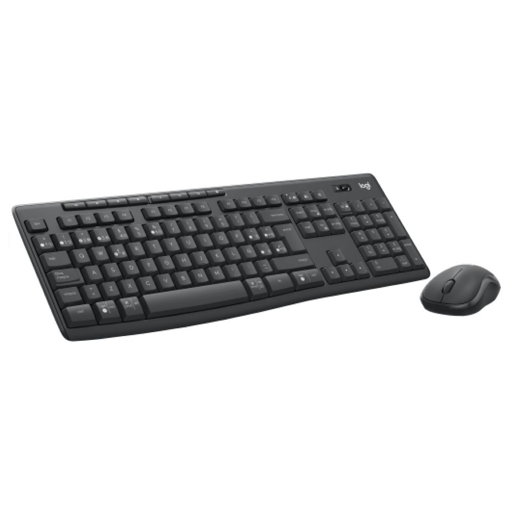 Комплект беспроводной клавиатура + мышь Logitech MK370 черный 920-012082