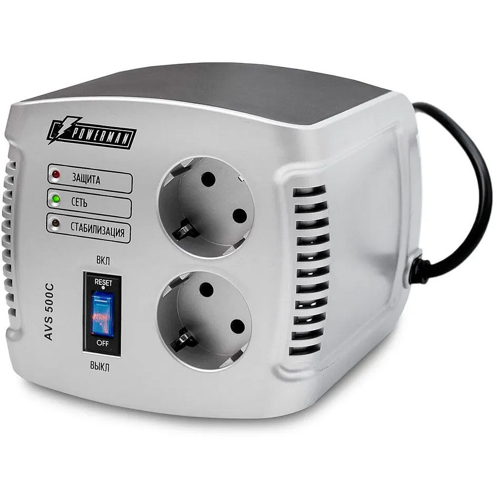 Стабилизатор напряжения Powerman AVS 500 C (6090625) (946328)