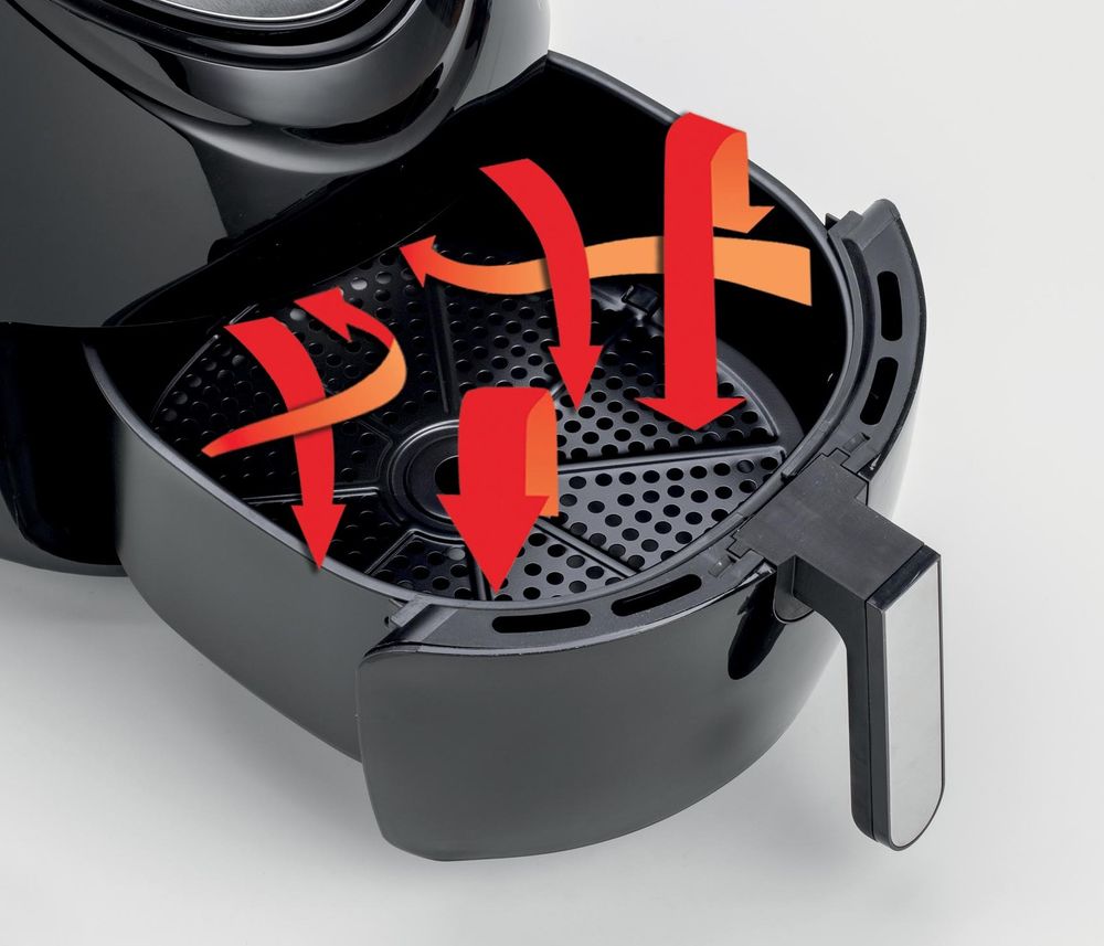 Аэрогриль Ariete 00C461800AR0 4618 дизайнерский, 5,5л, черный