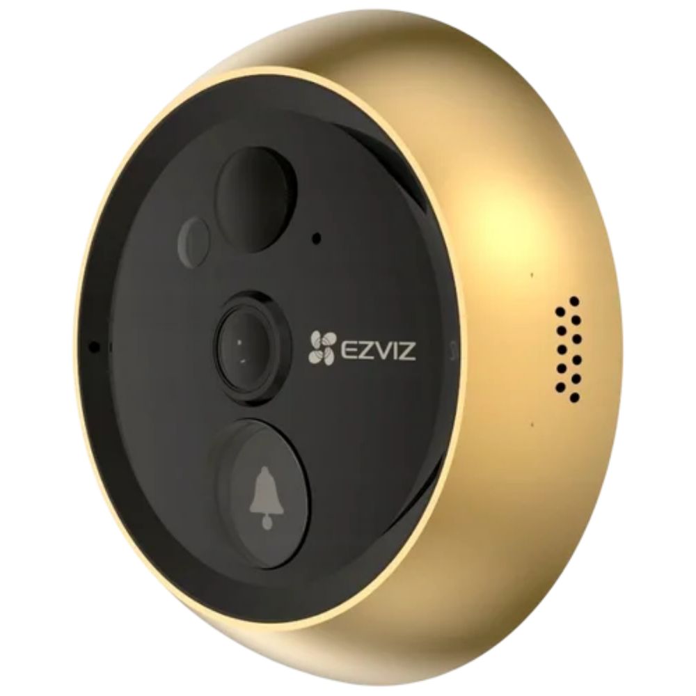 Дверной Wi-Fi глазок Ezviz DP2C Gold с ответной станцией
