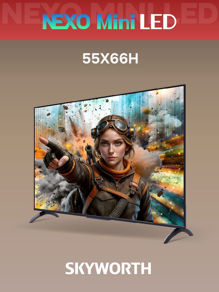 55" Телевизор QD m-LED Skyworth 55X66H