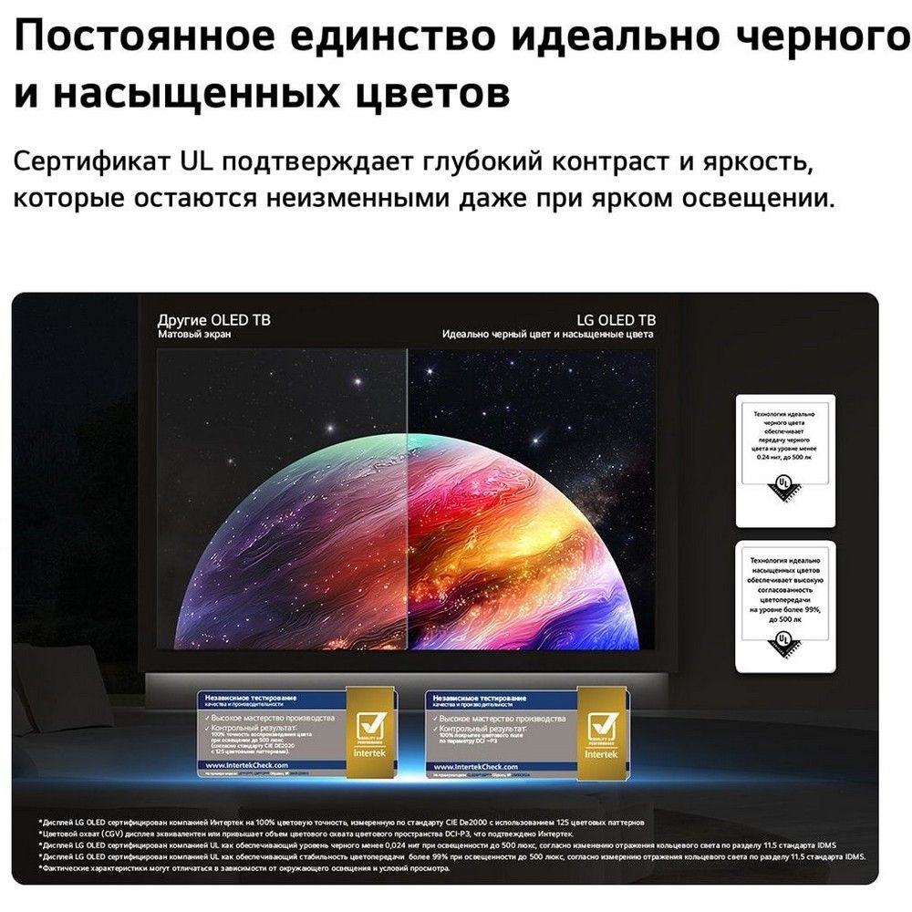 55" Телевизор OLED LG OLED55C6RLA.ARU (2026)