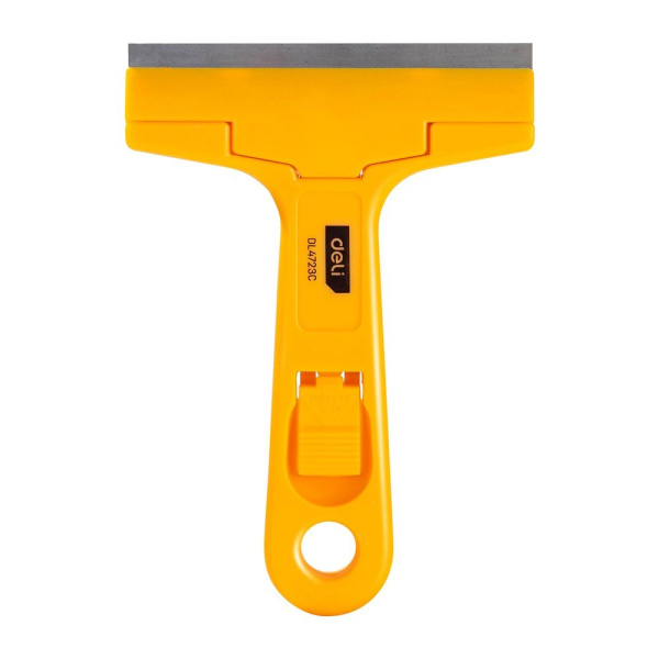 Скребок Deli DL4723C 145мм, ширина лезвия 18мм, толщина лезвия 0,5мм