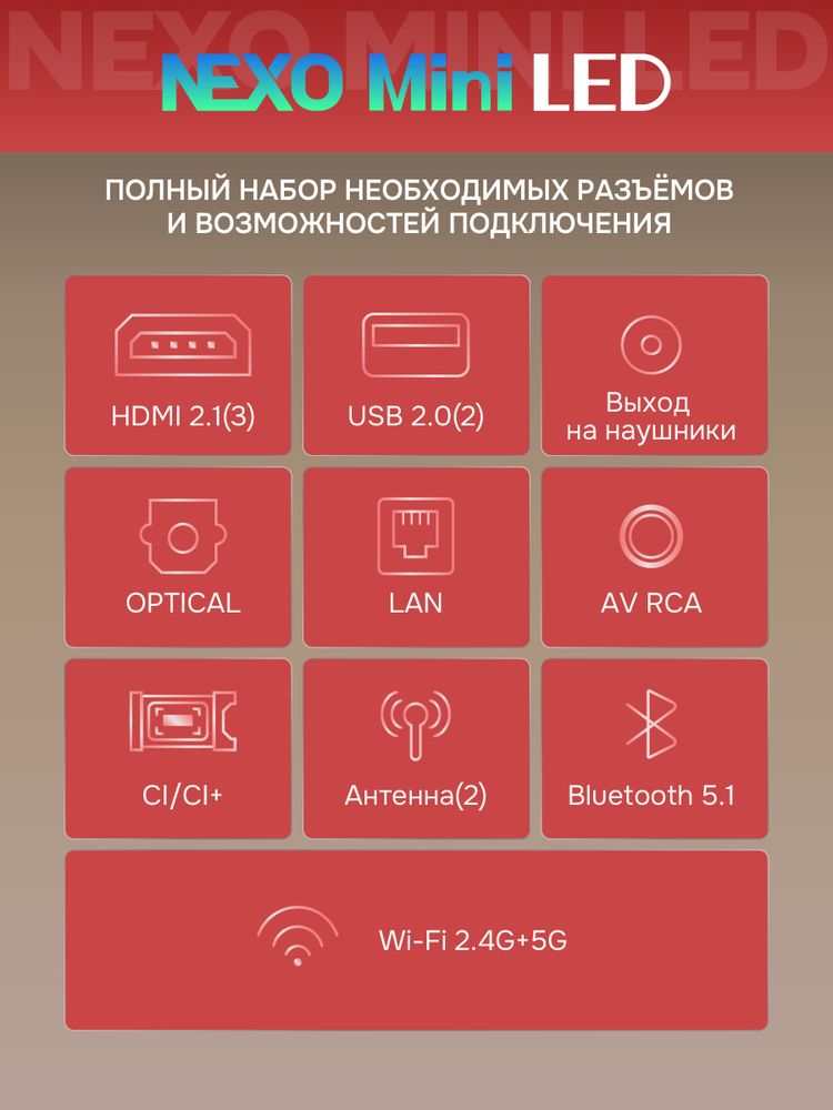 55" Телевизор QD m-LED Skyworth 55X66H