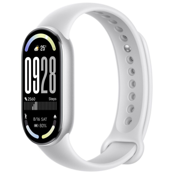 Фитнес-браслет Xiaomi Smart Band 10 серебряный