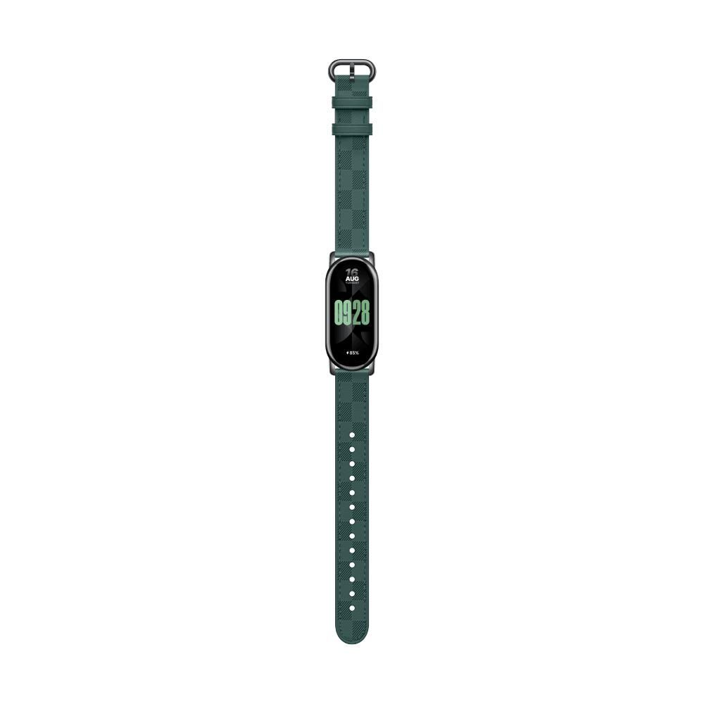 Ремешок для смарт-часов Xiaomi Smart Band 8 Checkered Strap Green