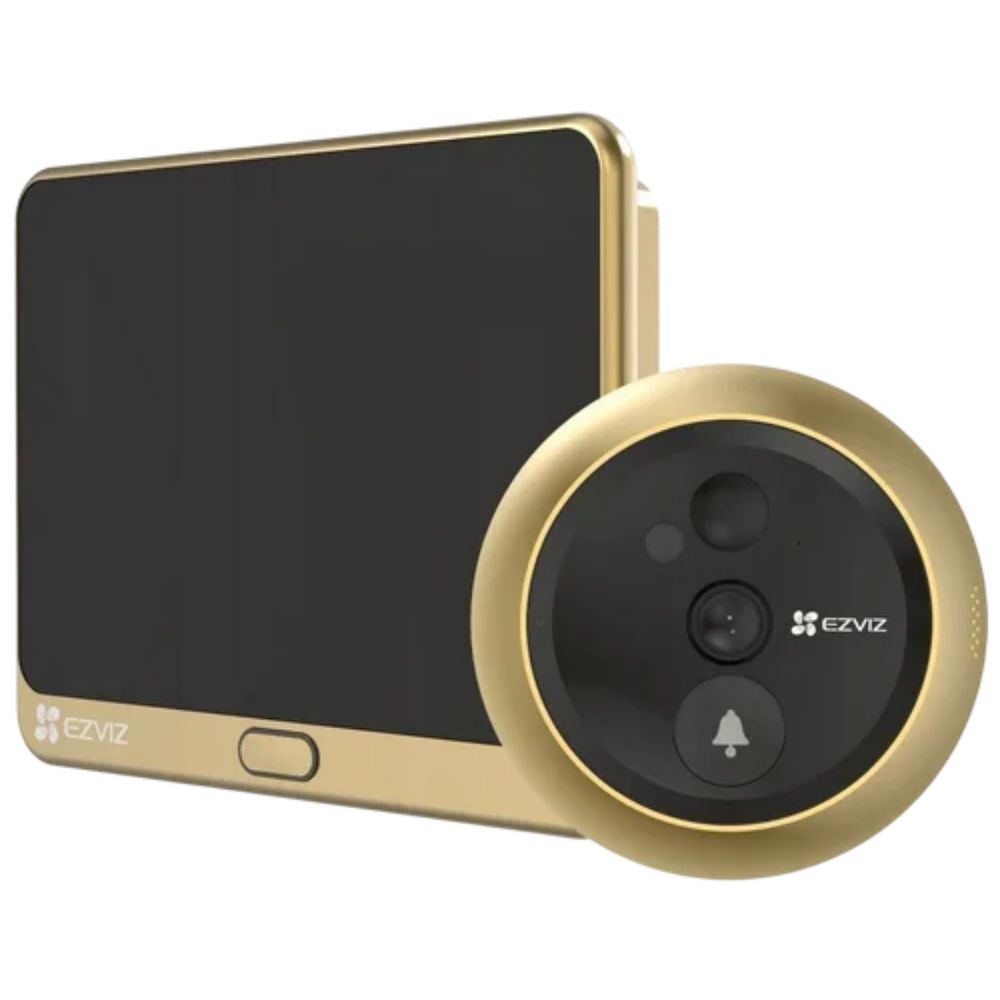 Дверной Wi-Fi глазок Ezviz DP2C Gold с ответной станцией