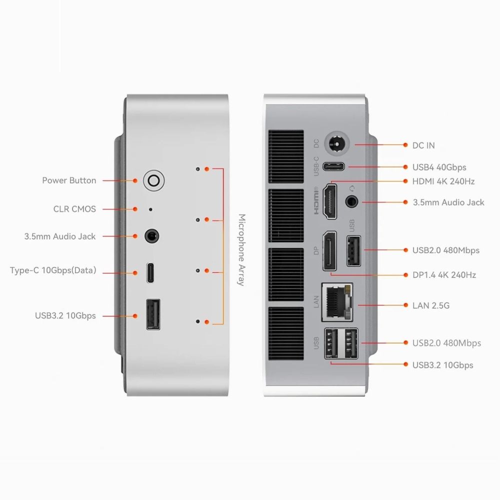 Мини-компьютер Beelink BL/SER9 PRO/255/24G/500G/Space Gray