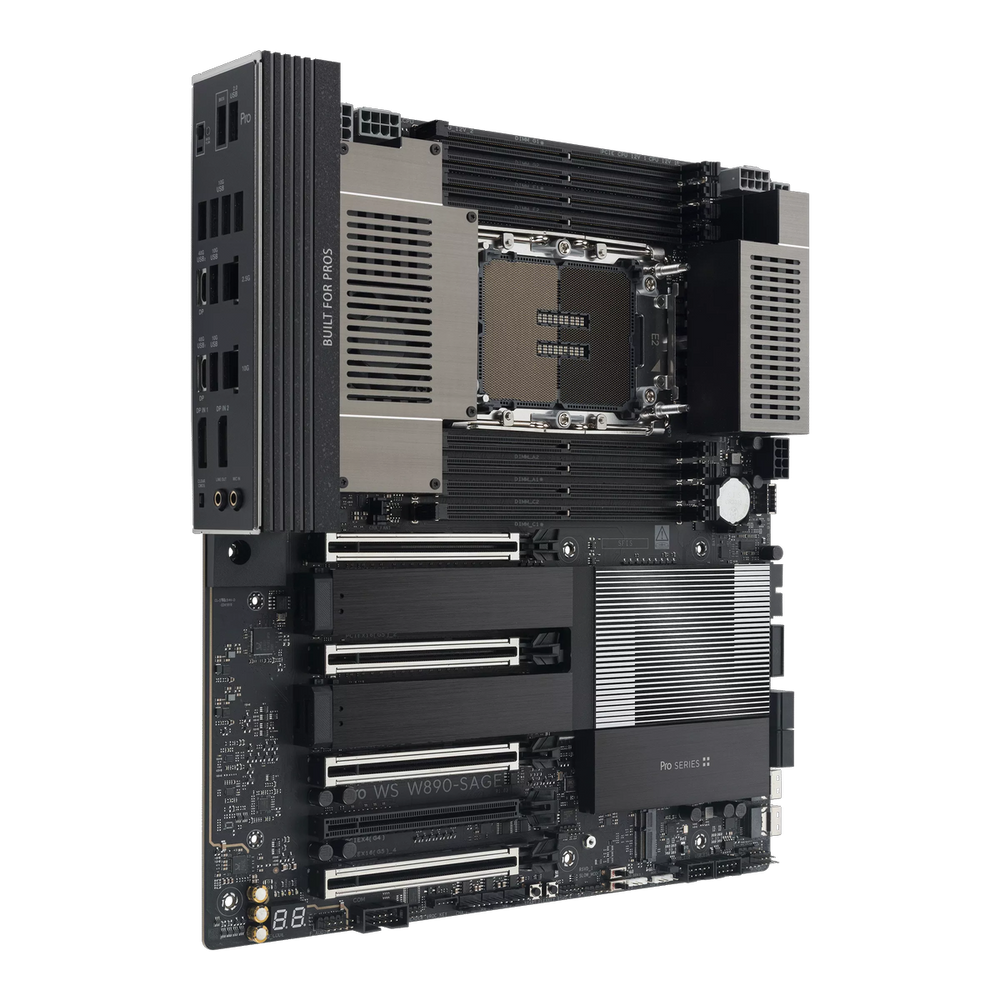 Материнская плата ASUS PRO WS W890-SAGE LGA4710 EEB 8xDDR5 7xPCIEx16