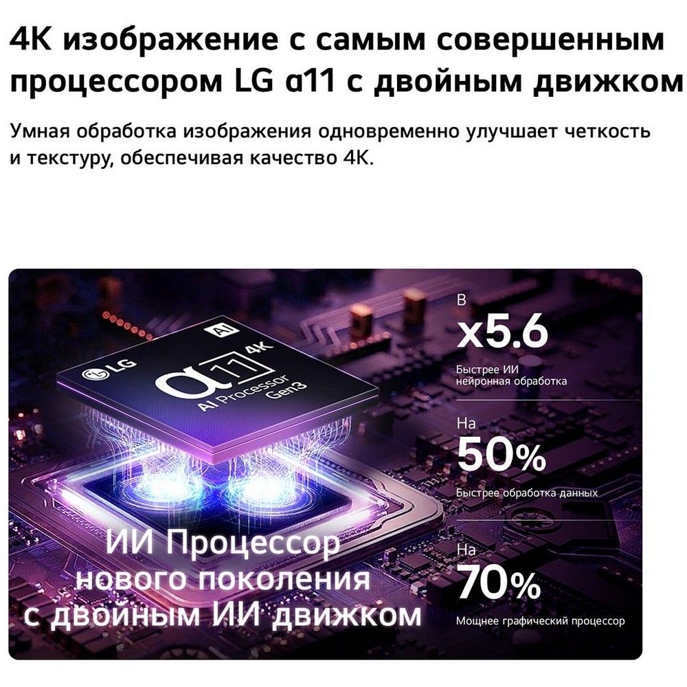 55" Телевизор OLED LG OLED55C6RLA.ARU (2026)