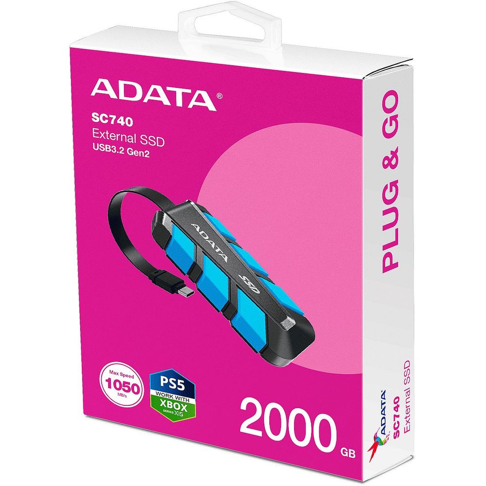 Твердотельный накопитель SSD ADATA 2TB SC740 SC740-2000G-CBU