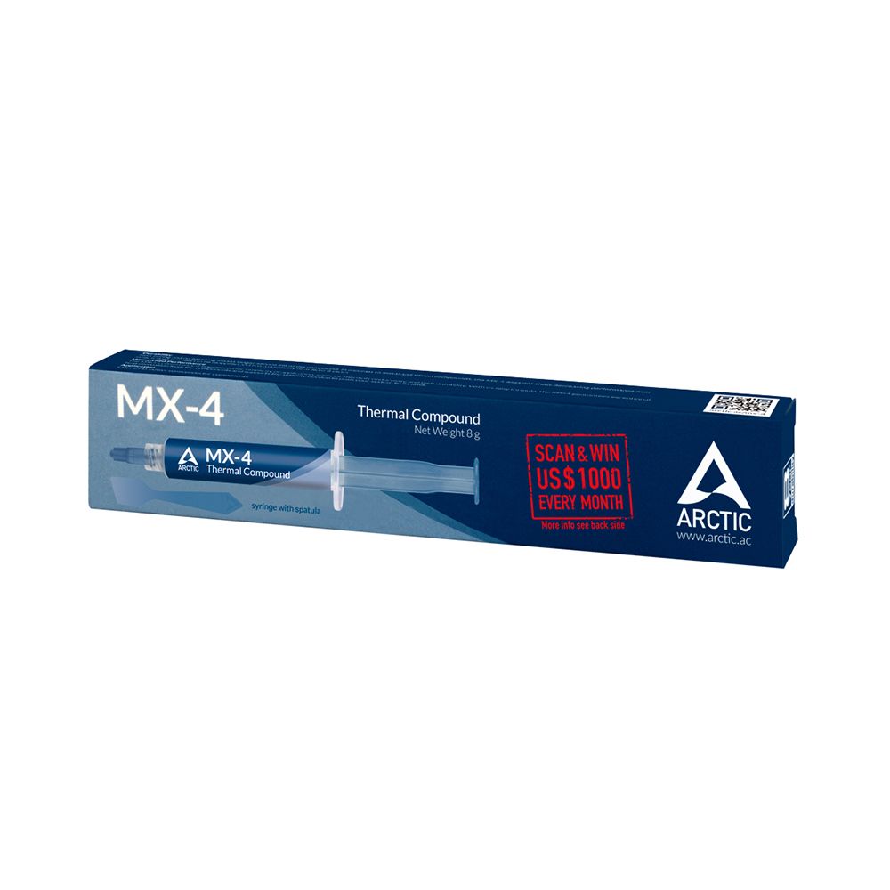 Термопаста Arctic Cooling  MX-4 8 грамм, шпатель (ACTCP00059A) RTL {50}