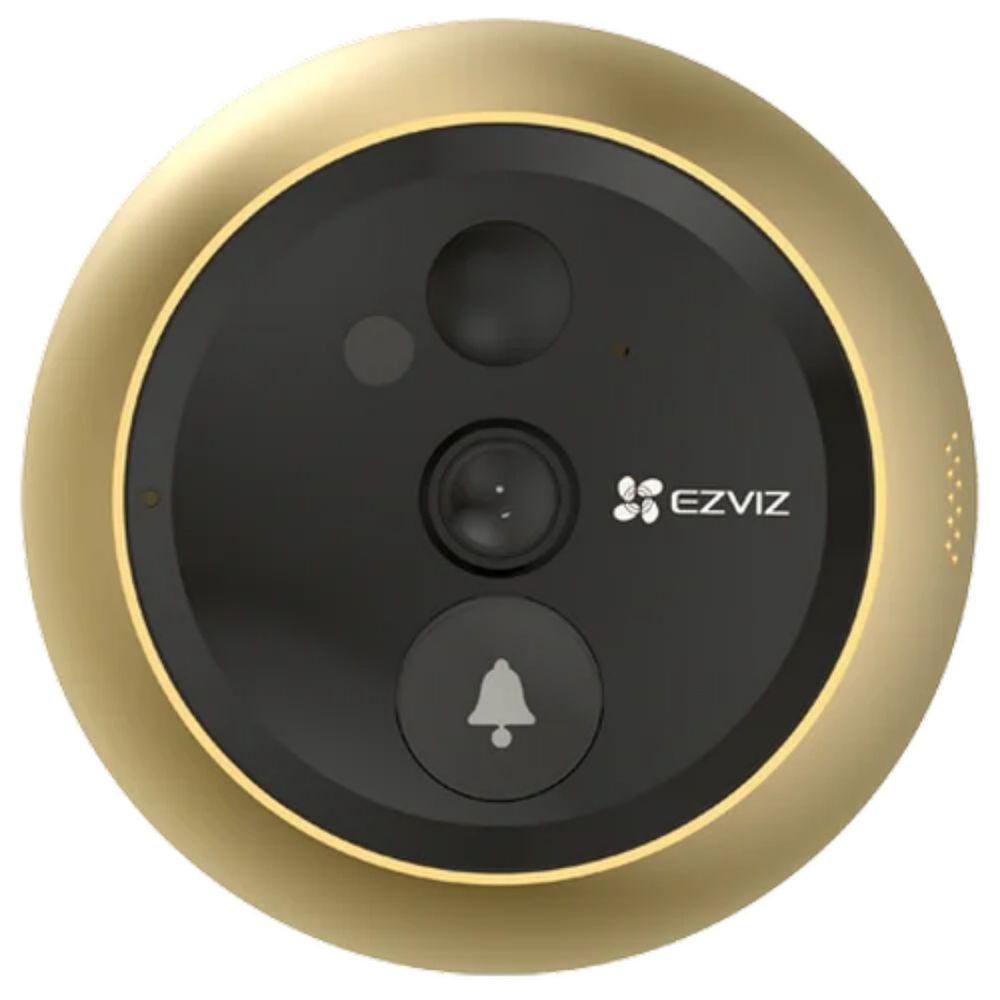 Дверной Wi-Fi глазок Ezviz DP2C Gold с ответной станцией