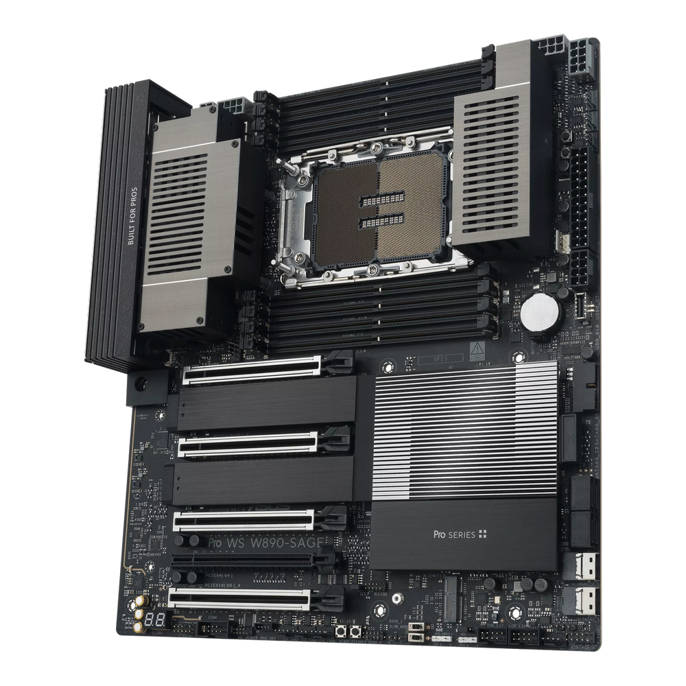 Материнская плата ASUS PRO WS W890-SAGE LGA4710 EEB 8xDDR5 7xPCIEx16