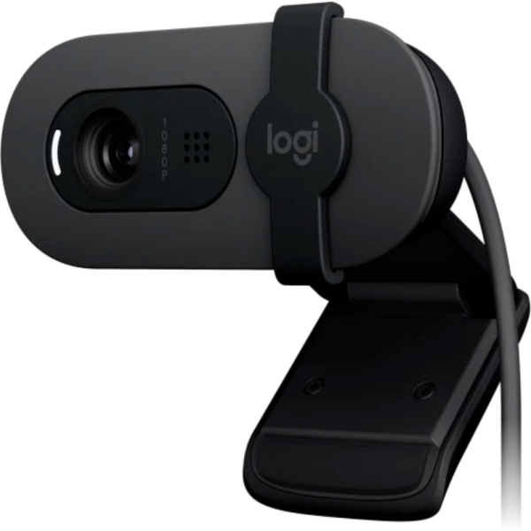 Веб-камера Logitech Brio 90 графитовый 960-001581