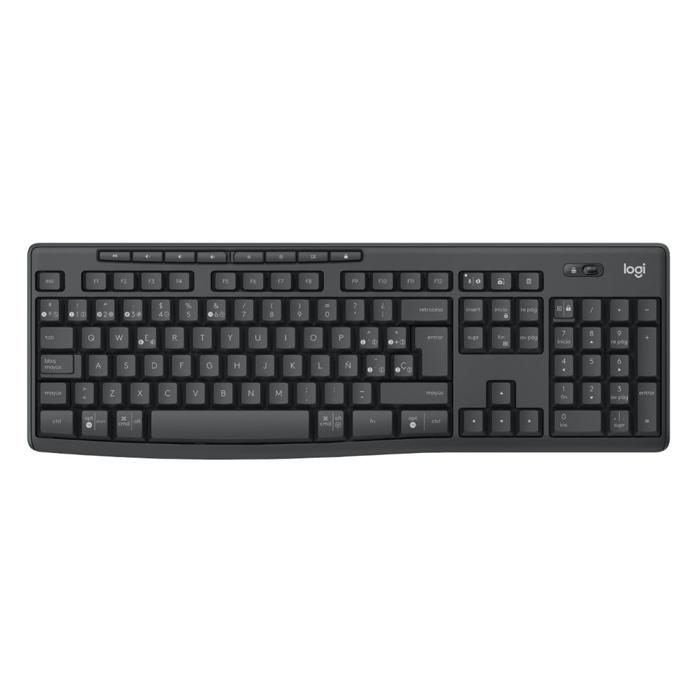 Комплект беспроводной клавиатура + мышь Logitech MK370 черный 920-012082
