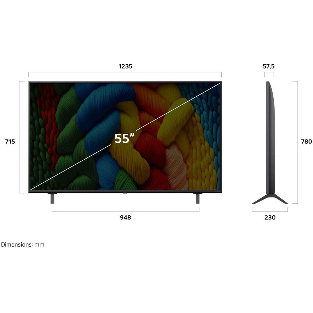 55" Телевизор NANO LED LG 55NANO81A6A.ARUG