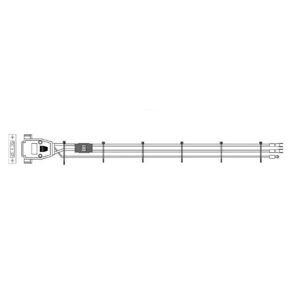 Кабель Gospower 0504-18030040,  Power cable DC 3m