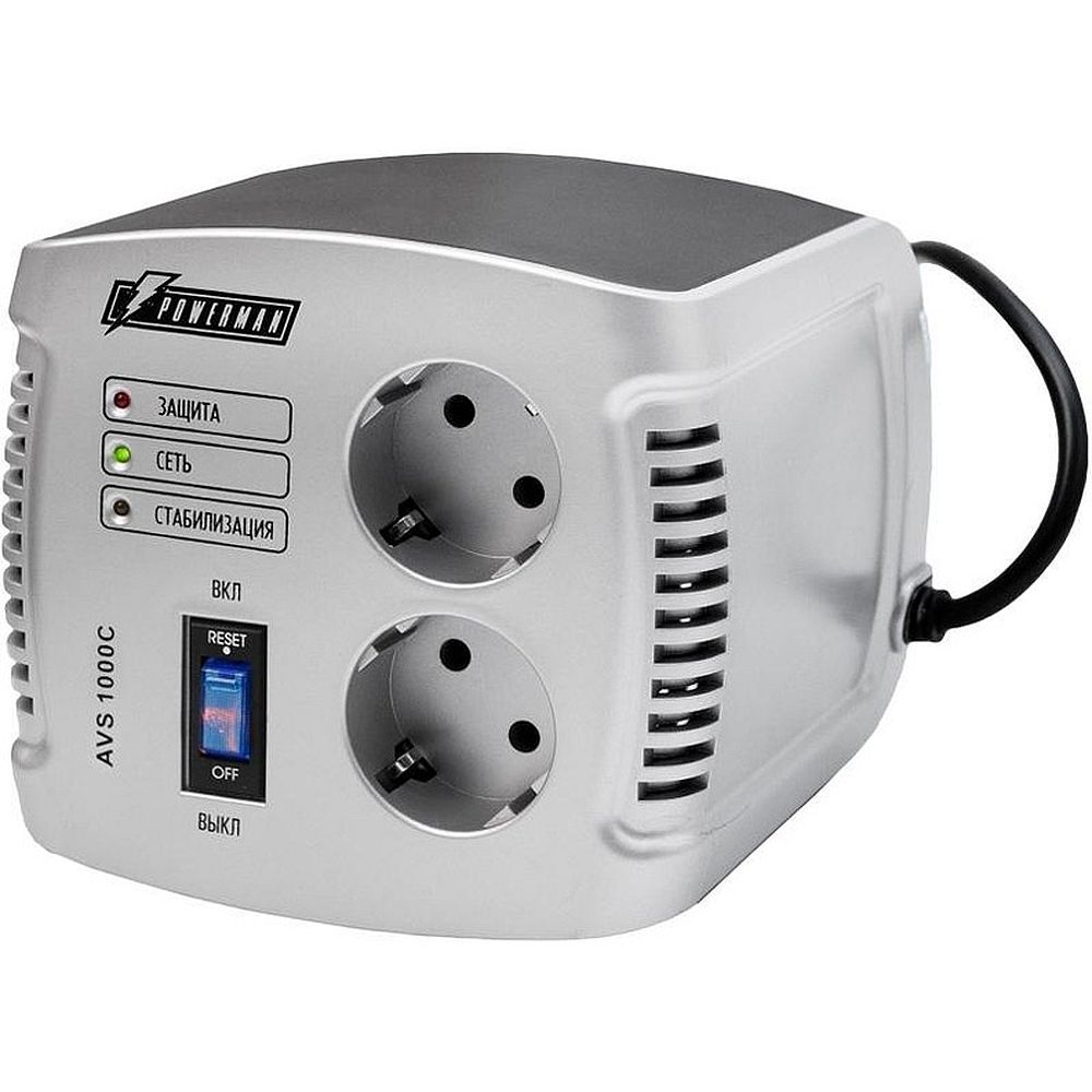 Стабилизатор напряжения Powerman AVS 1000 C (6090626) (944621)